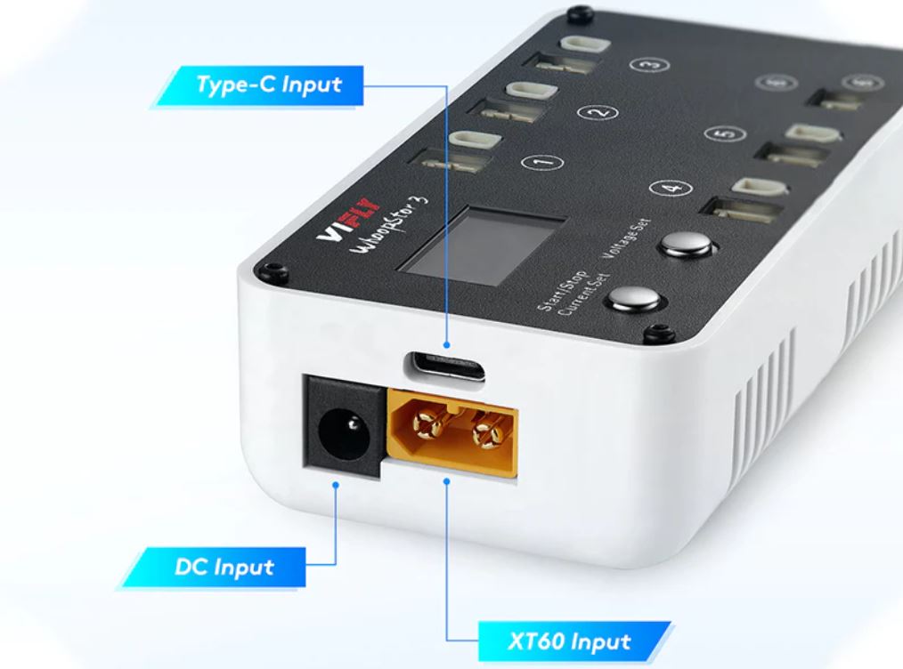 Chargeur Testeur BT2.0 1S – USB-C, 1A/2A, Pour Batterie Lipo – Type-C Rechargeable