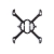 Rama do drona BetaFPV HX100 toothpick