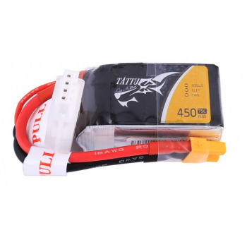 Akumulator Tattu 450mAh 11,1V 75C 3S1P XT30