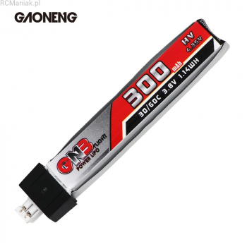 Akumulator bateria LiPo GNB Gaoneng 300mAh HV 3.8V 30C 1S JST PH2.0