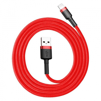 Kabel Lightning USB Baseus Cafule 2A 2m (czerwony)