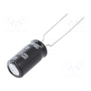 EEUFR1E391LB PANASONIC - Kondensator elektrolityczny Panasonic 25V 390uF LOW ESR