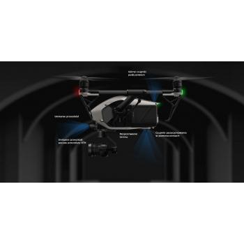 DJI Inspire 2 z kamerą X7 + 4 obiektywy + licencje - WYPOŻYCZENIE