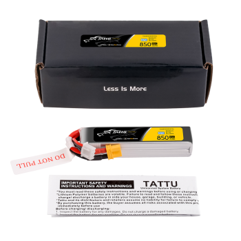 Akumulator LIHV Tattu 850mAh 2S 95C 7.6V HV xt30
