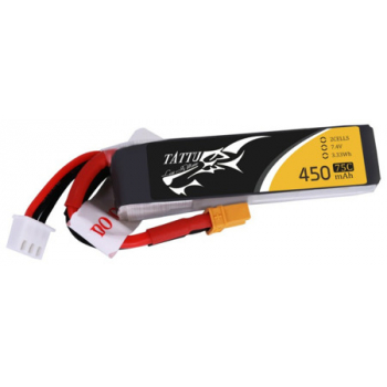 Akumulator Tattu LiPo 450mAh 7.4V 75C 2S1P Long XT30