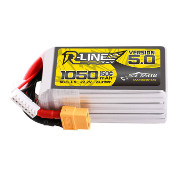 Akumulator Tattu R-Line 5.0 1050mAh 150C 6S1P XT60