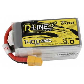 Akumulator Tattu R-Line Version 3.0 1400mAh 22.2V 120C 6S1P XT60