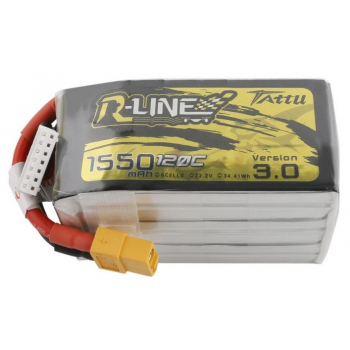 Akumulator LiPo Tattu R-Line Version 3.0 1550mAh 22.2V 120C 6S1P XT60