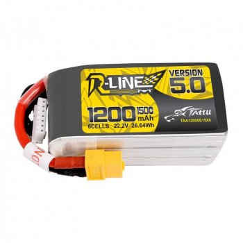 Akumulator Tattu R-Line 5.0 1200mAh 22.2V 6S1P XT60 150C