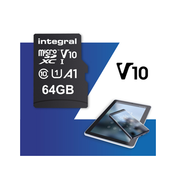 Karta pamięci Integral microSDHC/XC V10 UHS-I U1 64GB