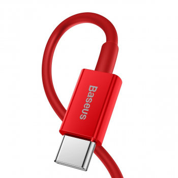 Kabel Baseus Superior Series USB-C do Lightning, 20W, PD, 1m (czerwony)