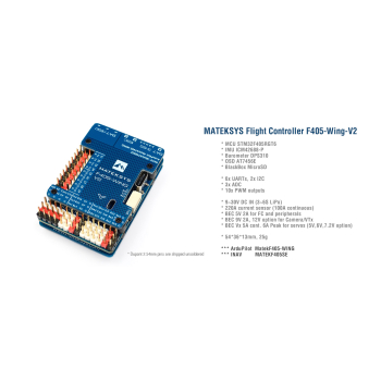 Kontroler lotu do samolotu FC MATEK F405-WING V2 Flight Controller