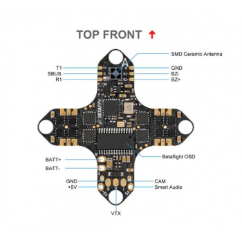 Kontroler lotu FC BetaFPV F4 1S 5A AIO ExpressLRS ELRS / FrSky 2,4GHz