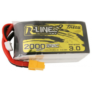 Akumulator LiPo Tattu R-Line Version 3.0 2000mAh 14,8V 120C 4S1P XT60