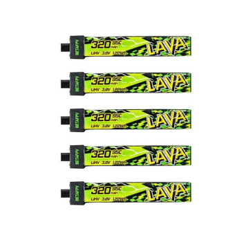 Akumulatory LiPo LiHV 1S BetaFPV LAVA II 320mAh 95C BT2.0 (5 szt.)