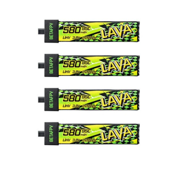 Akumulatory LiPo LiHV 1S BetaFPV LAVA II 580mAh 95C BT2.0 (4 szt.)