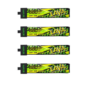 Akumulatory LiPo LiHV 1S BetaFPV LAVA II 680mAh 95C BT2.0 (4 szt.)