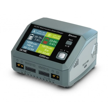 Dwukanałowa ładowarka do akumulatorów SkyRC D200neo 800W