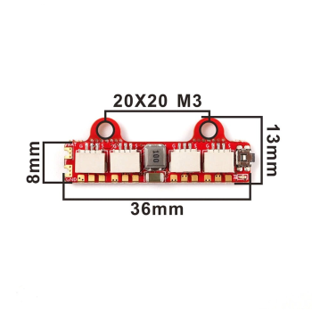 Zestaw LED Paski W554B + Kontroler 2812 HGLRC