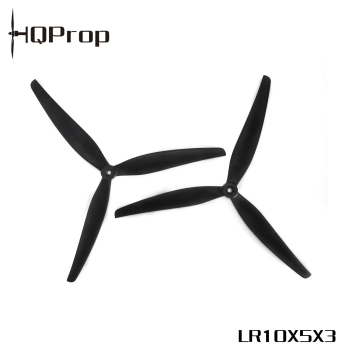 Śmigła HQProp LR10X5X3 (1CCW+1CW) Black-Glass Fiber Reinforced Nylon