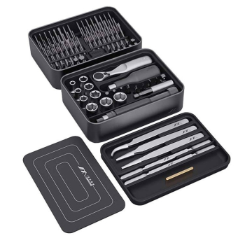 Zestaw wkrętaki, pęsety, klucz grzechotkowy JIMI Home FM-3 100 elementów