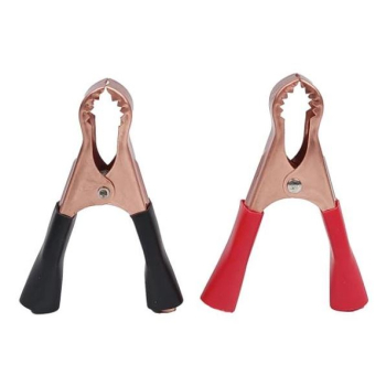 Zacisk szczękowy kleszczowy 80mm - 50A - 2 szt - klemy, krokodylki