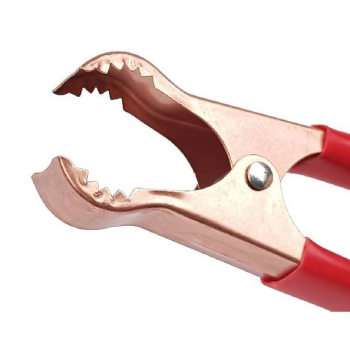 Zacisk szczękowy kleszczowy 80mm - 50A - 2 szt - klemy, krokodylki