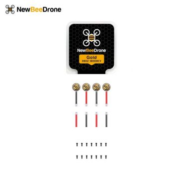 Silniki NewBeeDrone 0802 18000kv Gold Edition - 4 sztuki