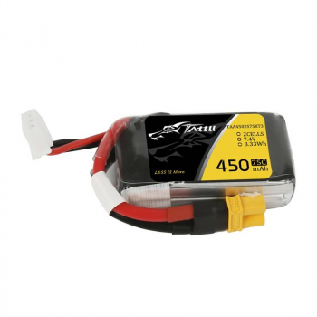 Akumulator LiPo Tattu 450mAh 7.4V 75C 2S1P XT30