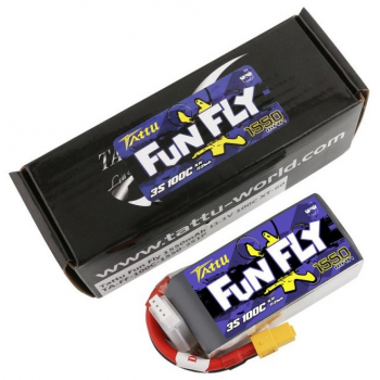 Akumulator Tattu Funfly 1550mAh 11,1V 100C 3S1P XT60