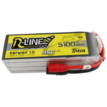 Akumulator Tattu R-Line 5100mAh 22,2V 95C 6S1P AS150