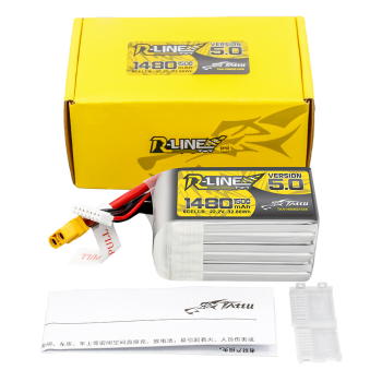 Akumulator Tattu R-Line 5.0 1480mAh 22.2V 150C 6S1P XT60