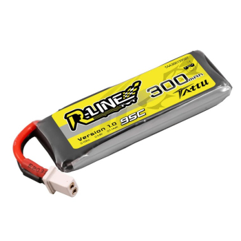 Akumulator LiPo Tattu 300mAh 3.8V 95C 1S1P HV BT 2.0