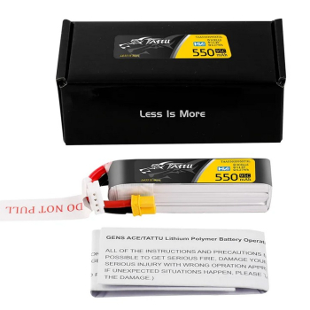 Akumulator Tattu 550mAh 95C 3S1P 11.4V HV LiPo XT30 Plug Long-Pack