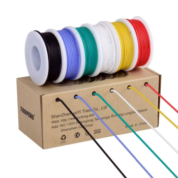 Zestaw przewodów silikonowych Tuofeng 6x 30AWG 20m