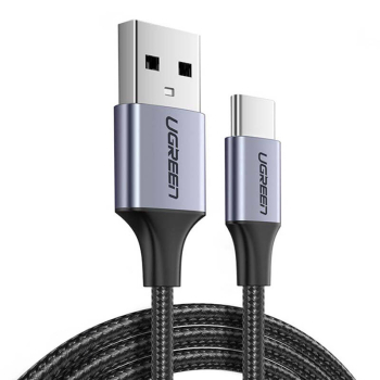 Kabel USB do USB-C QC3.0 UGREEN US288 2m z aluminiową wtyczką (czarny)