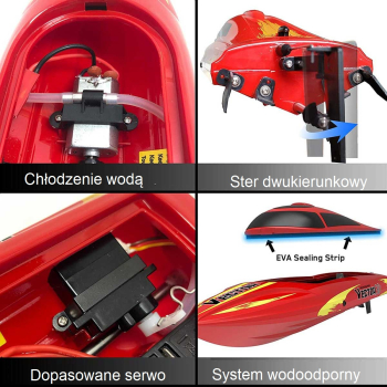 Motorówka VolantexRC Vector30 795-3 30km/h szczotkowa