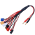 Kabel adapter ładowarki 8w1 GOLD 4mm na XT60, EC3, XT30, TRX, JST, FUTABA, TAMIYA, T-Plug