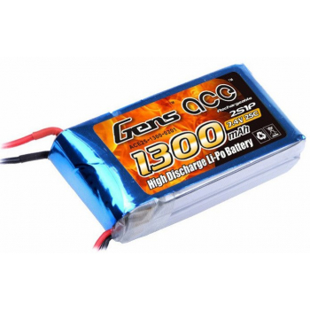 Akumulator Gens Ace 1300mAh 7,4V 25C 2S1P