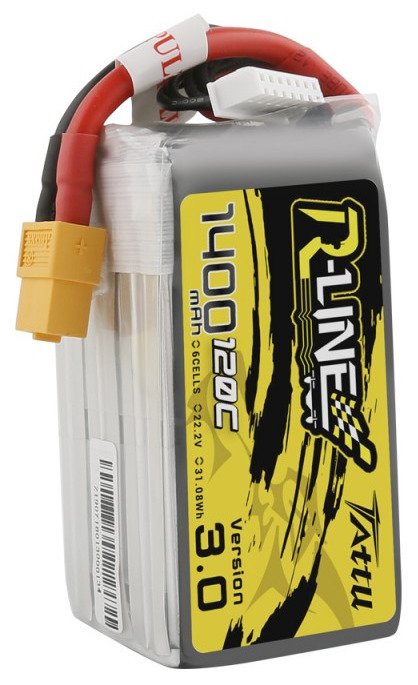 Tattu R-Line Version 3.0 1400mAh 22.2V 120C 6S1P