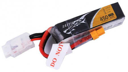 Tattu 450mAh 11,1V 75C 3S1P Long