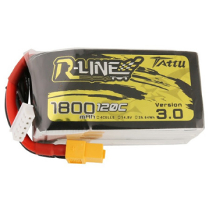 Akumulator LiPo Tattu R-Line Version 3.0 1800mAh 14,8V 120C 4S1P XT60 Akumulator LiPo Tattu R-Line Version 3.0 1800mAh 14,8V 120C 4S1P XT60