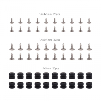Zestaw śrubek i gumek wibroizolacyjnych do whoopów Beta FPV
