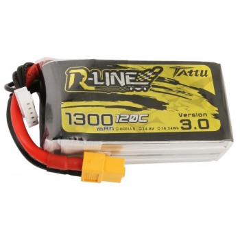 Akumulator Tattu R-Line Version 3.0 1300mAh 14,8V 120C 4S1P XT60