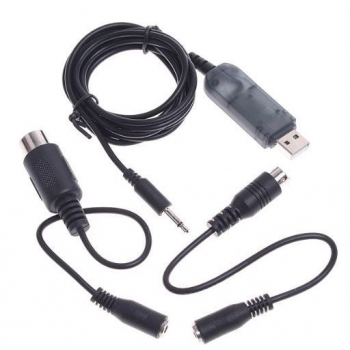 Uniwersalny kabel USB symulatora dla Futaba JR Esky - FlySky SM100 FMS